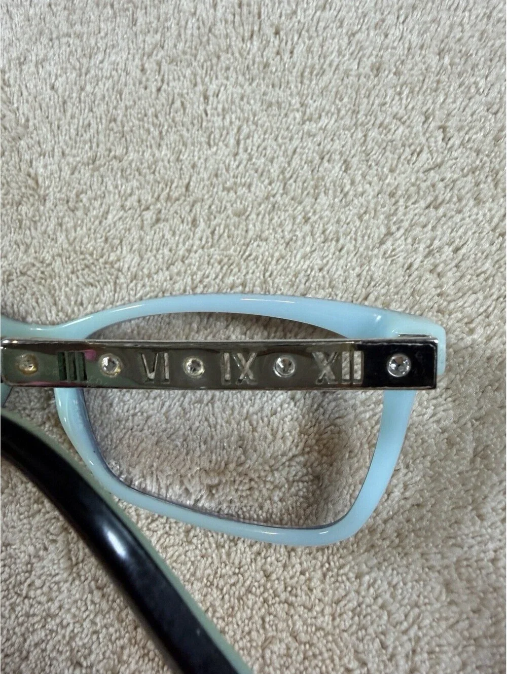 Tiffany & Co TF2103-B 8055 Eyeglasses 53-16-140 Black Tiffany Blue Frames